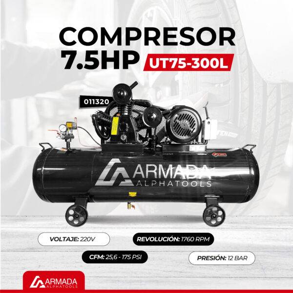 COMPRESOR 7.5HP (UT75-300L)