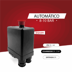 COMPRESOR AUTOMÁTICO 1/4 8-10BAR