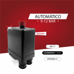 COMPRESOR AUTOMÁTICO 1/4 9-12BAR