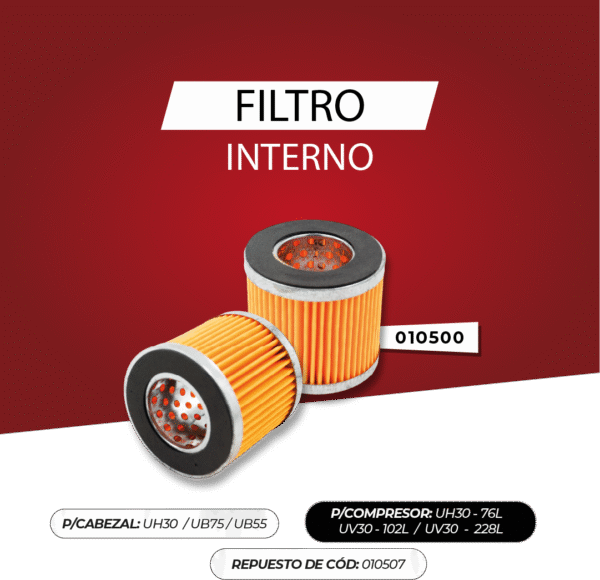FILTRO DE AIRE INTERNO 5.5HP (UB55)