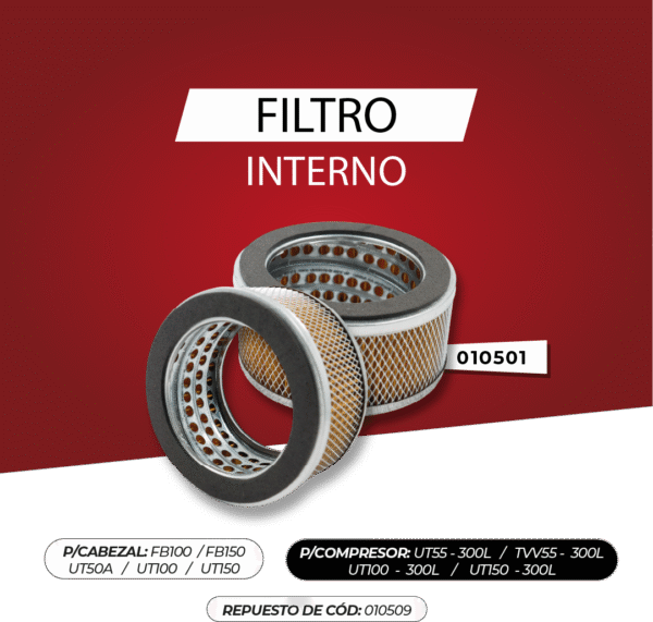 FILTRO DE AIRE INTERNO (UB75B)