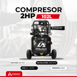 COMPRESOR 2HP (102L) INDUSTRIAL