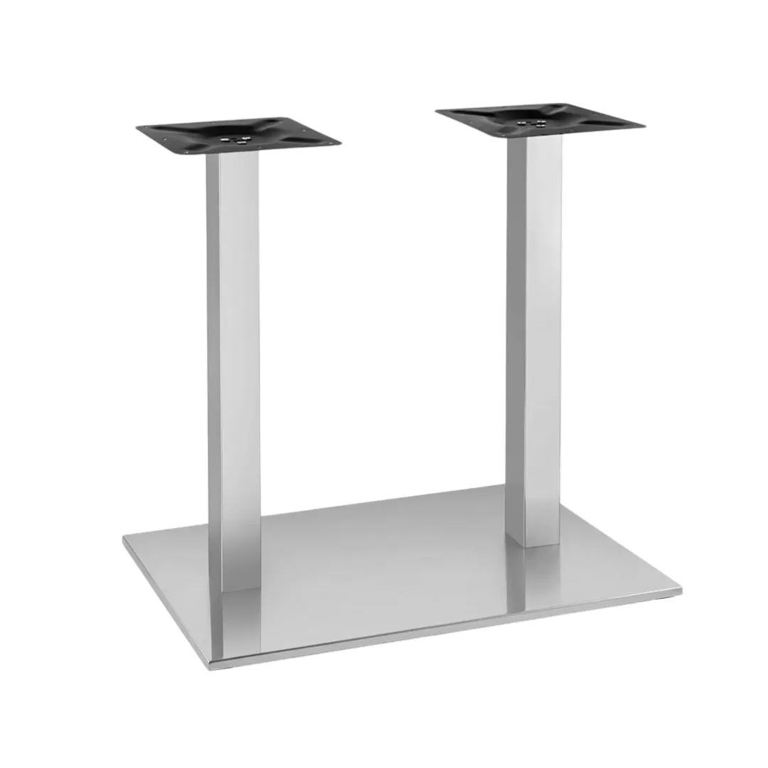 BASE BAR YY-A003 ACERO CUADRADA DOBLE SN B40X70CM