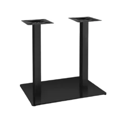 BASE BAR YY-B011 ACERO NEGRO CUADRADA DOBLE 72 B70X40CM