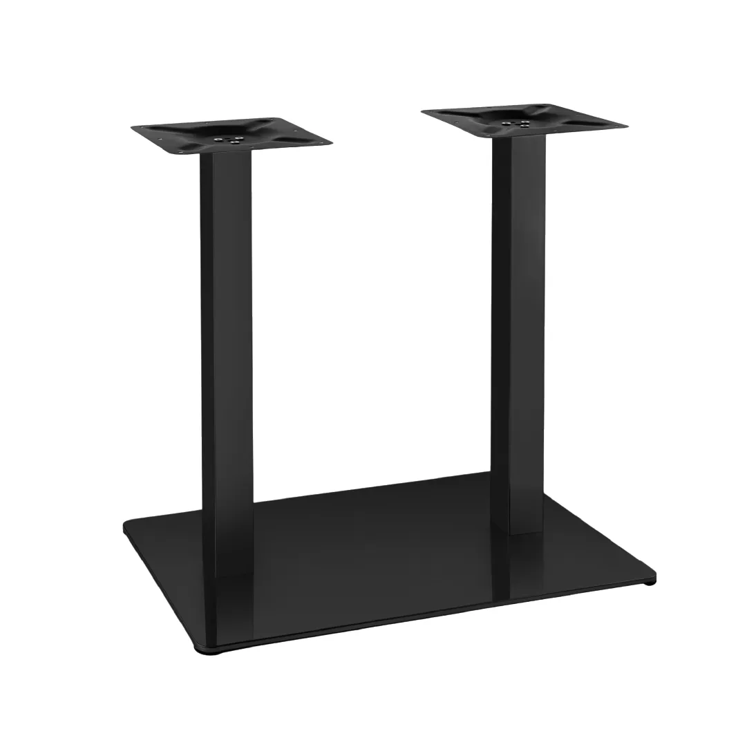 BASE BAR YY-B011 ACERO NEGRO CUADRADA DOBLE 72 B70X40CM