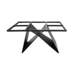 BASE COMEDOR YY-C010 ACERO NEGRO 71X120X50CM