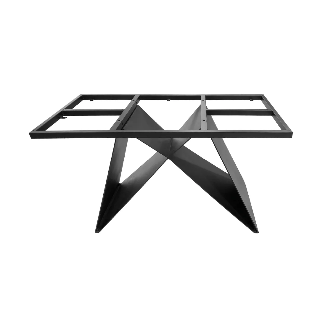 BASE COMEDOR YY-C010 ACERO NEGRO 71X120X50CM