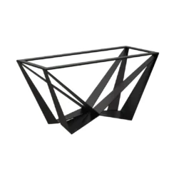 BASE COMEDOR YY-C012 NEGRO ACERO NEGRO TIPO X 73X122X60CM