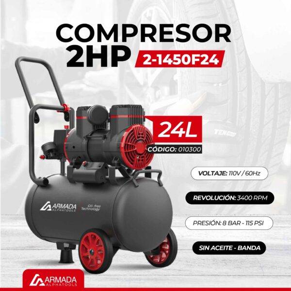 COMPRESOR 2HP 2-120L