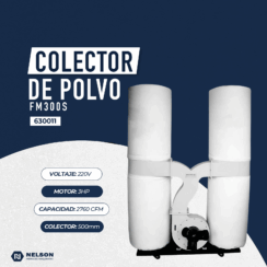 COLECTOR POLVO 3HP BIFÁSICO