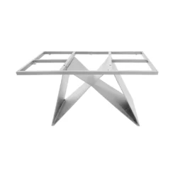 BASE COMEDOR YY-C010 PLATA 71X120X50CM