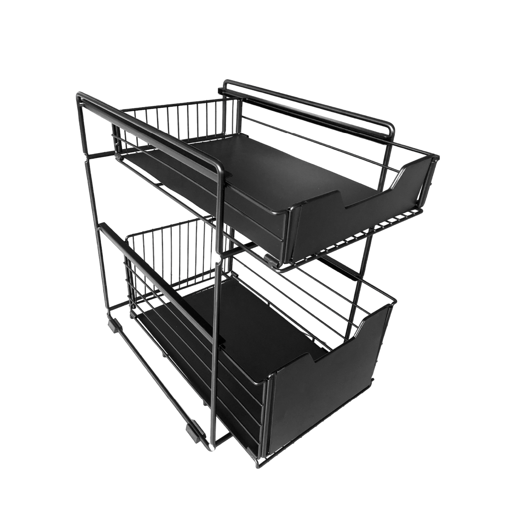 ORGANIZADOR ESPECIAS ZX-514 2NIV NEGRO CRT 435X370X280MM