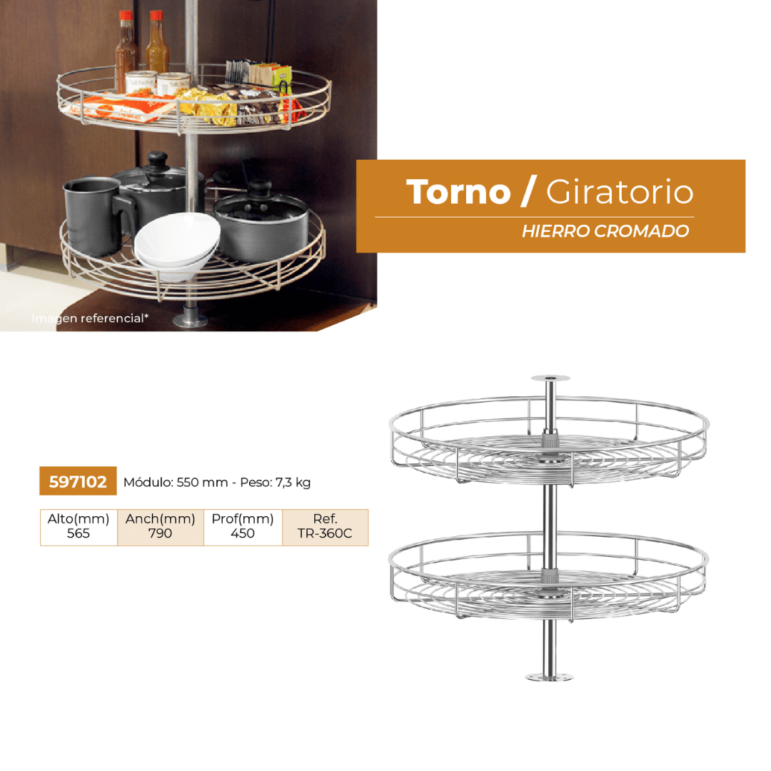 ACC TORNO GIRATORIO 550MM TR-360C CRT1 SE-0310
