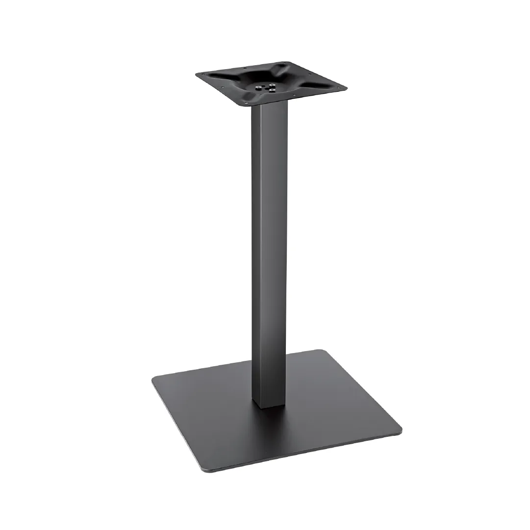 BASE DE MESA METÁLICA YY-B010 ACERO NEGRO
